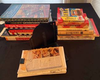 Cookbooks Old New Plus Bookends