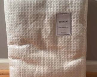 Cotton Clinic King Size Cotton Thermal Blanket New