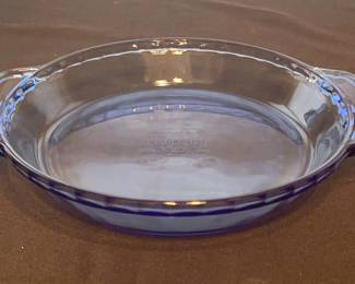 Blue Anchor Ovenware Deep Pie Plate