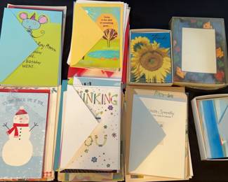 Lots Lots of Blank Cards Occasion Cards