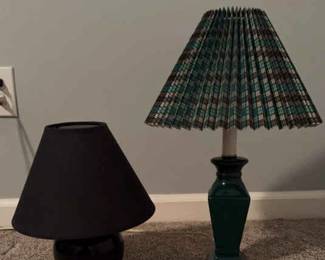 2 Small Table Lamps