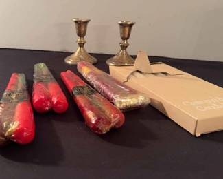 Sterling Silver Candle Stick Holders