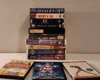 VHS DVD Moive Lot