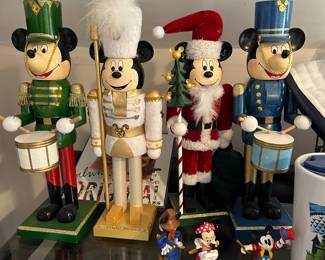 #10 - $200 - set of 4 Mickey Mouse nutcrackers
