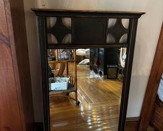 #73 - $110 - Hanging wood mirror 27wx46t
