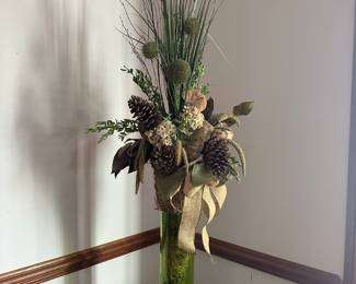 #95 - $100 - Floral arrangement in tall vase by Celebration

