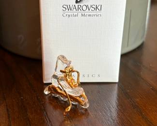 #157 - Swarovski Ice Skate in original box $18