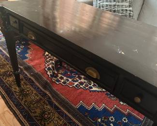 #99 - $120 - Dark brown desk 47wx23dx30t