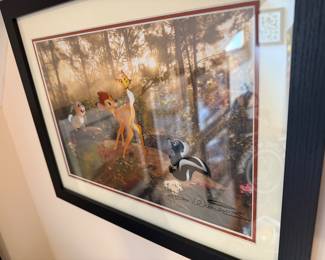 #137 - $150 - Disney Bambi, "Forest friends" by Ducky Williams 