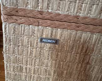 #17 - $80 - Redmon straw covered trunk 28wx16dx19t