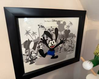 #125- $100 -2014 Animation print Oswald the lucky rabbit