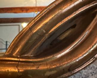 #63 - $60 - Vintage gold color mirror 38wx27t