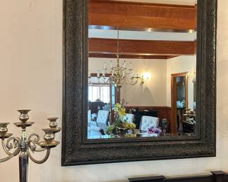 #45 - $130 - Vintage scroll mirror 42wx52w
