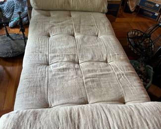 #85 - $150 - Day bed with 2 feather filled bolsters 81lx39dx21t