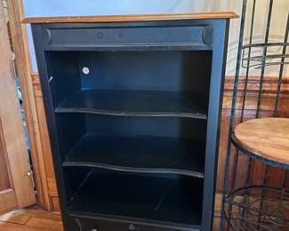 #51 - $90 - Book shelf with one drawer 33wx17dx54t
