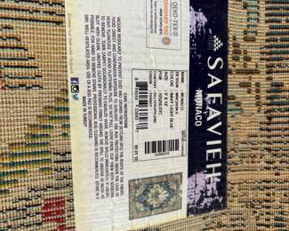 #42 - $150 - Safavieh Monaco made in Turkey area rug 9x12 navy - light blue
