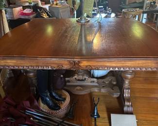 #65 - $360 - Endres Tompkins Co. Dinning table 44wx60lx31t