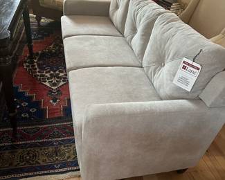 #101 - $600 - Lane furniture microsuede couch  - new 77lx29dx36t
