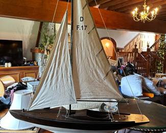 #83 - $90 - Schooner wooden ship 36wx48t
