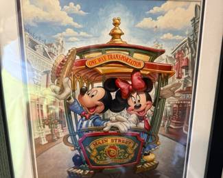 #133- $180 - Disney Parks Greg Mccullough disney Dream it Do it 14x18