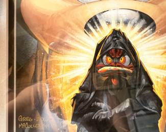 #136 - $100- Disney Parks Greg mccullough Mickey Wan Vs.Duck Maul  - 