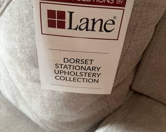 #101 - $600 - Lane furniture microsuede couch  - new 77lx29dx36t