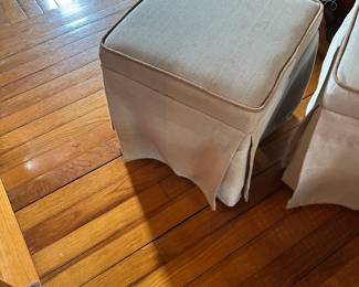 #67 - $60 - Linen stool18x18x20t
