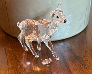 #156- Swarovski Fawn with original packaging - as is $20