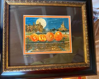 #147 - $100 - David E.Doss Disney Mickey Halloween pumpkins