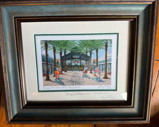 $50 - Larry Dotson Disney signed framed art Disney