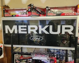 Lighted Merkur (Ford) Sign