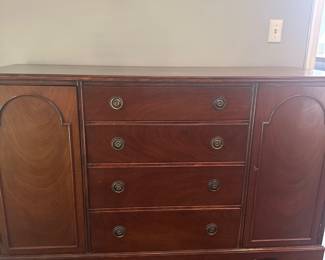 Wooden sideboard credenza