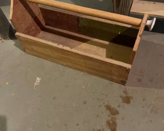 Vintage Carpenter's Wooden Tool Box