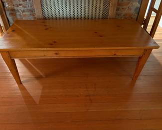 Pine coffee table