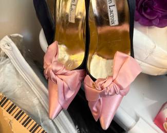 Christian Lacroix Pink bow Pumps Shoes