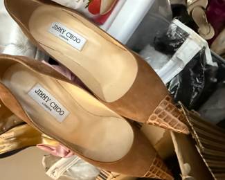 Jimmy Choo Suede Pumps Shoes