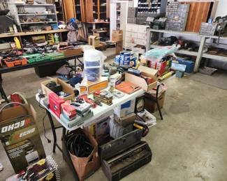 Lawn Sprayers, Commercial Staplers, Tool Boxes