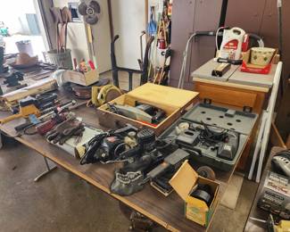 Electric Sanders, Saws, and Drills