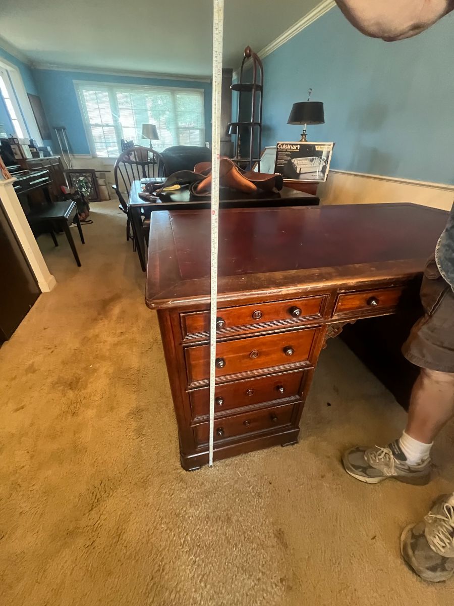 Partners desk $525
Sleepy Halloween Harden Furniture 
Antique
