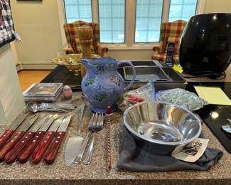 Kitchenwares, Knives, Nambe Bowl