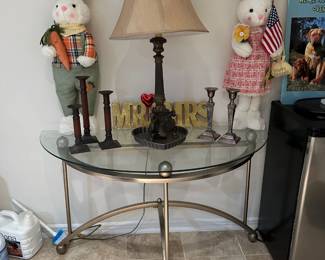 Candle Holders, Easter Decor, Lamp, Demi Table