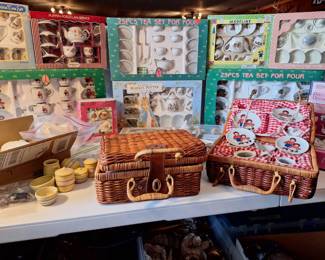 Childrens Barbie Tea Sets and so much more. 20 plus sets in this collection.