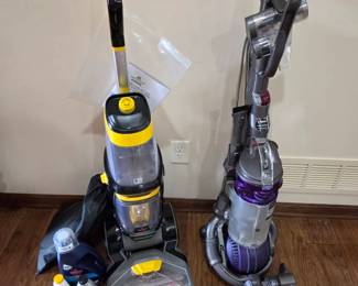 Dyson Vacuum and Bissell Proheat 2x Revolution pet pro carpet cleaner