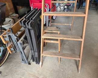 Ladder, Stool, And Saw Horses
