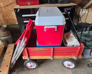 Wagon, Coolers, Lawn Chair