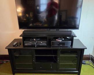 Samsung TV And Entertainment Center