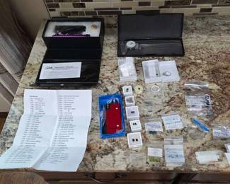 Gemstones, Refractometer, And Caliper