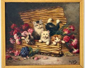 HuberCatPainting