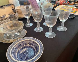 Lalique wine glasses