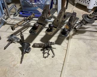 Antique woodworking tools